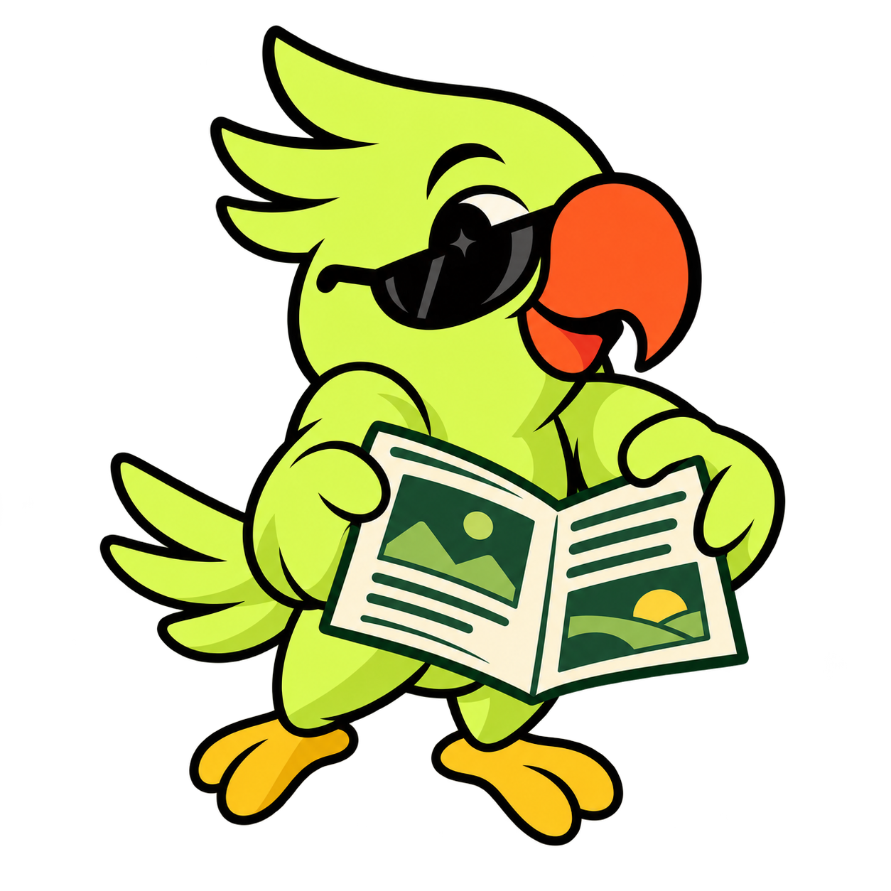 Tota presenting an open free reading
